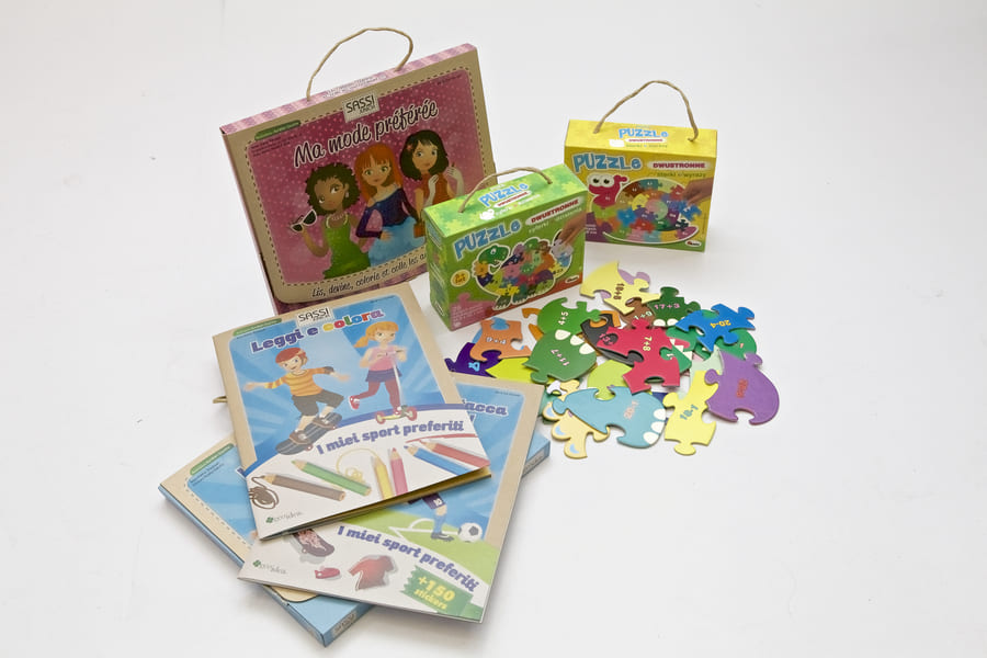 Opakowania na zabawki puzzle